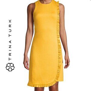 Trina Turk Ruffle Trim Dress
